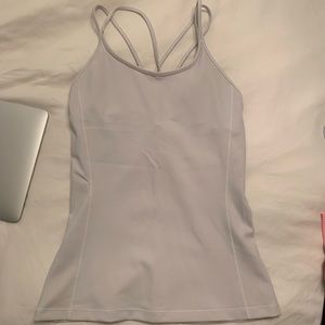 White lululemon tank top. Tag missing but think size 4